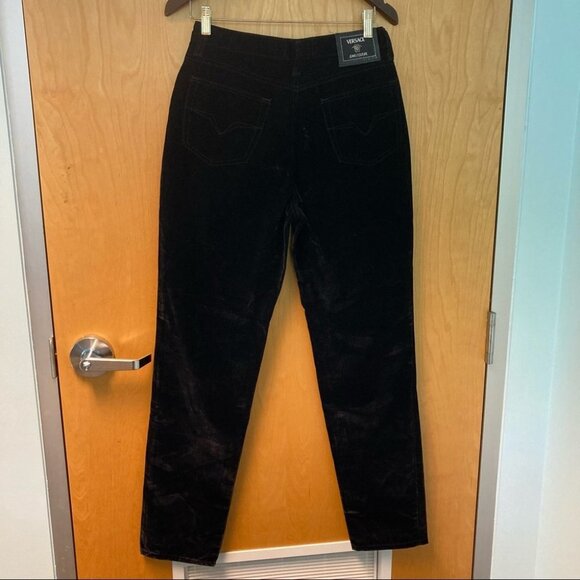 VERSACE JEANS COUTURE Sz 32 Velvet Made in Italy Jeans - Picture 6 of 10